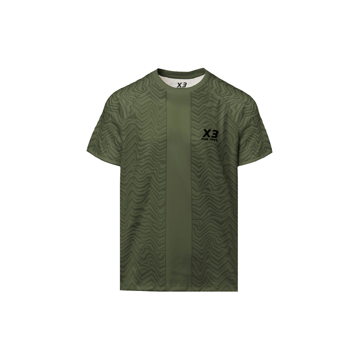 T-shirt Casablanca Uomo Verde Militare