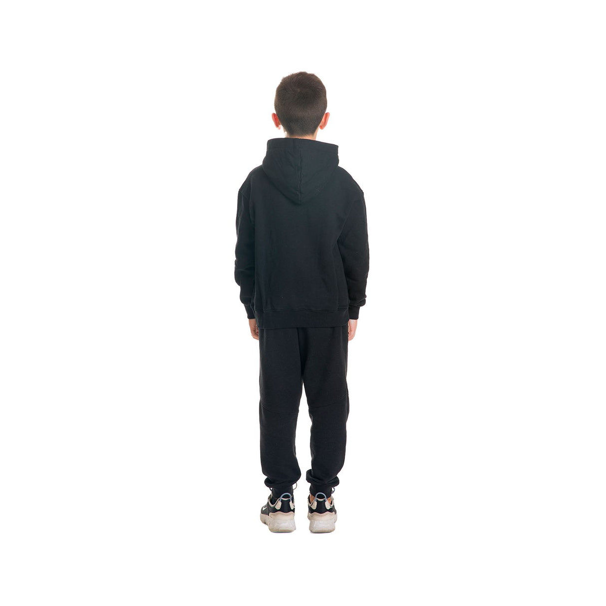 Felpa con cappuccio Poland Kids Nera