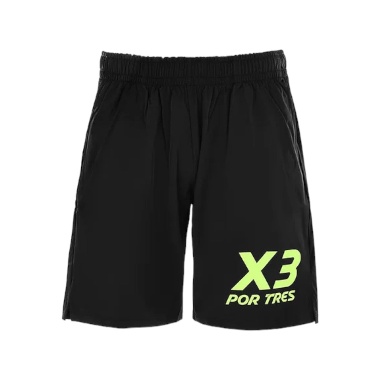 Pantaloncino Vigo Uomo Nero con logo Fluo