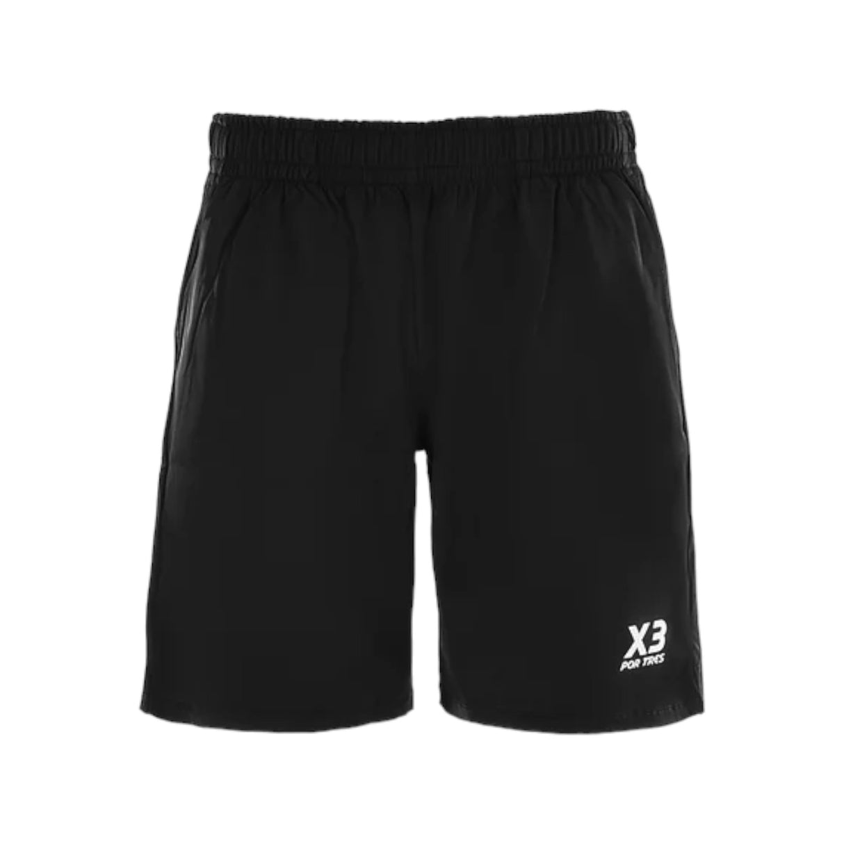 Pantaloncino La Nucia Uomo Nero logo Bianco