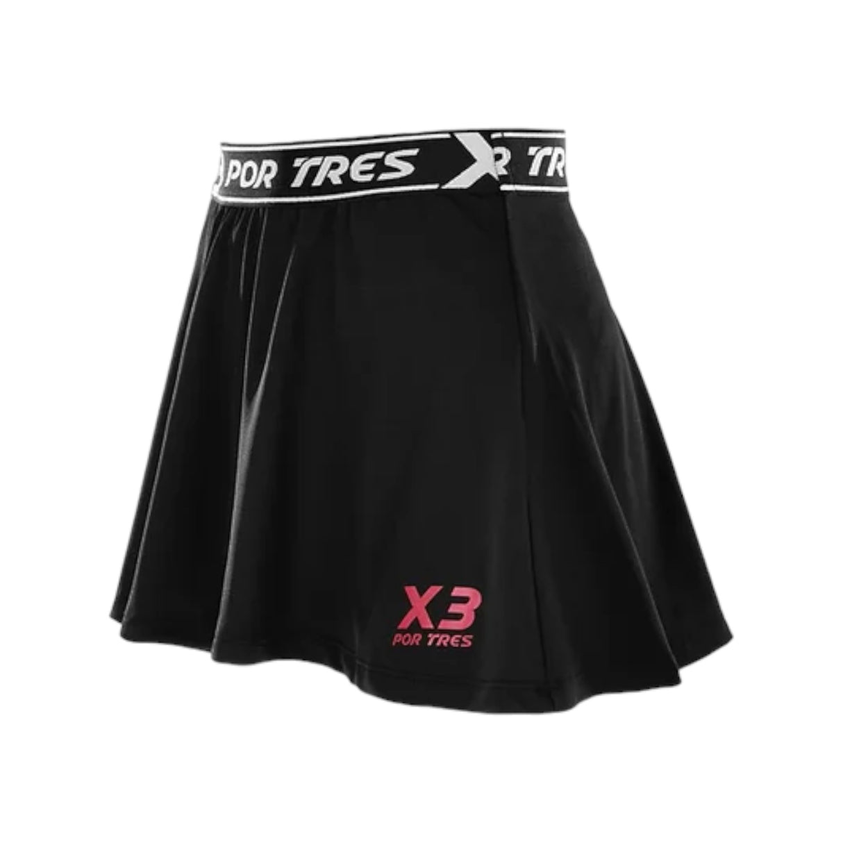 Gonna Santander Nera e Fucsia