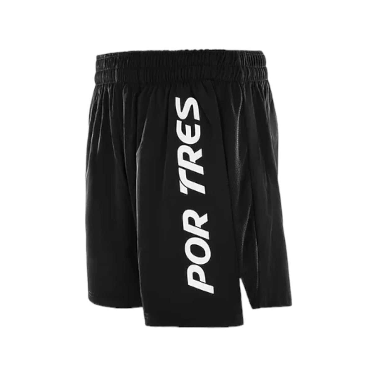 Pantaloncino Barcellona Uomo Nero logo Bianco