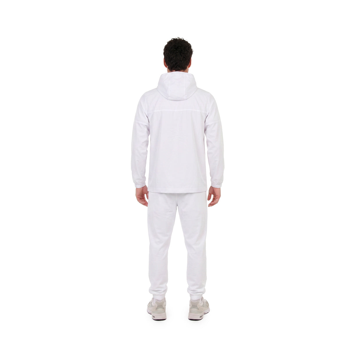 ALABAMA Bianco- giacca full zip in nylon- mid season
