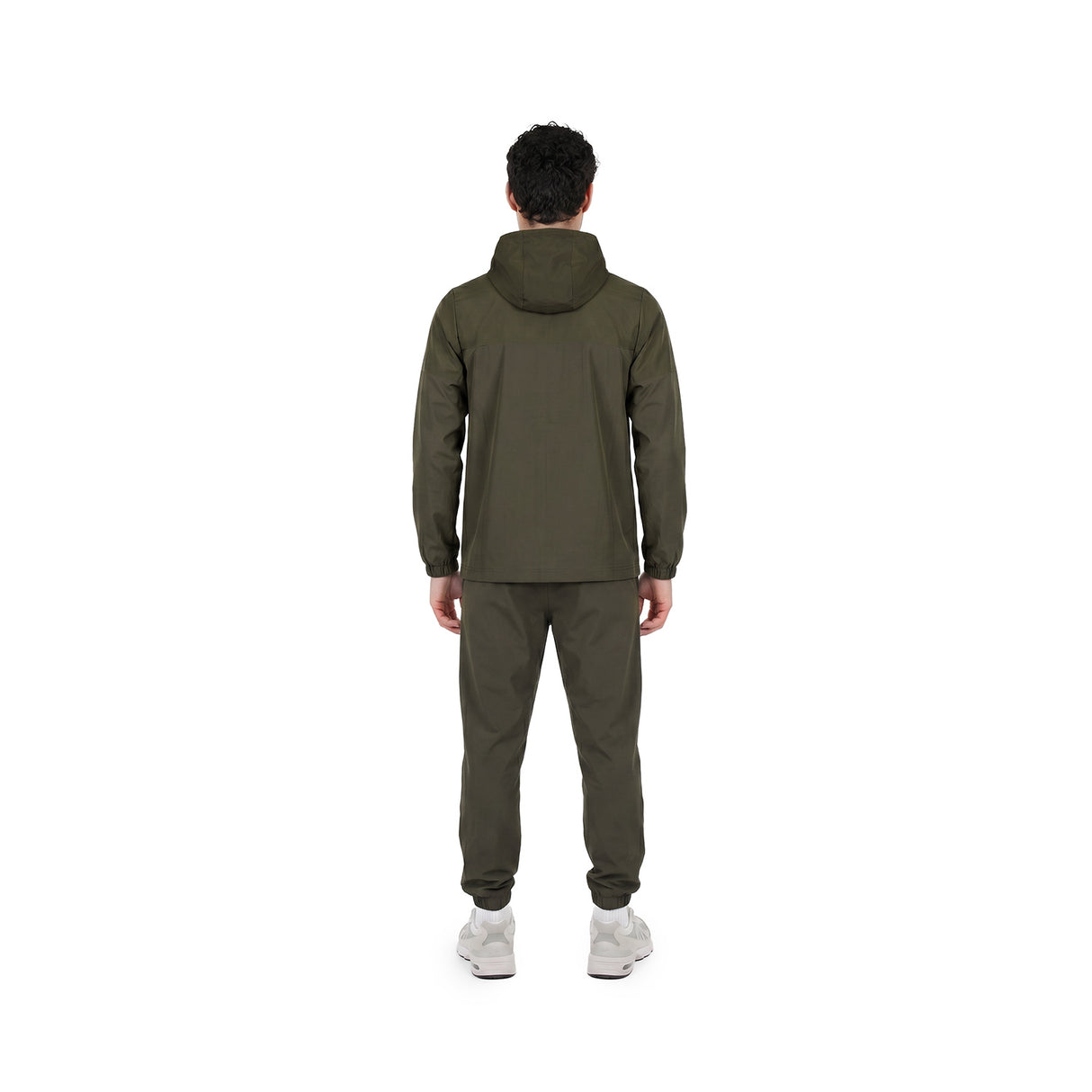 ALABAMA Verde militare- giacca full zip in nylon- mid season