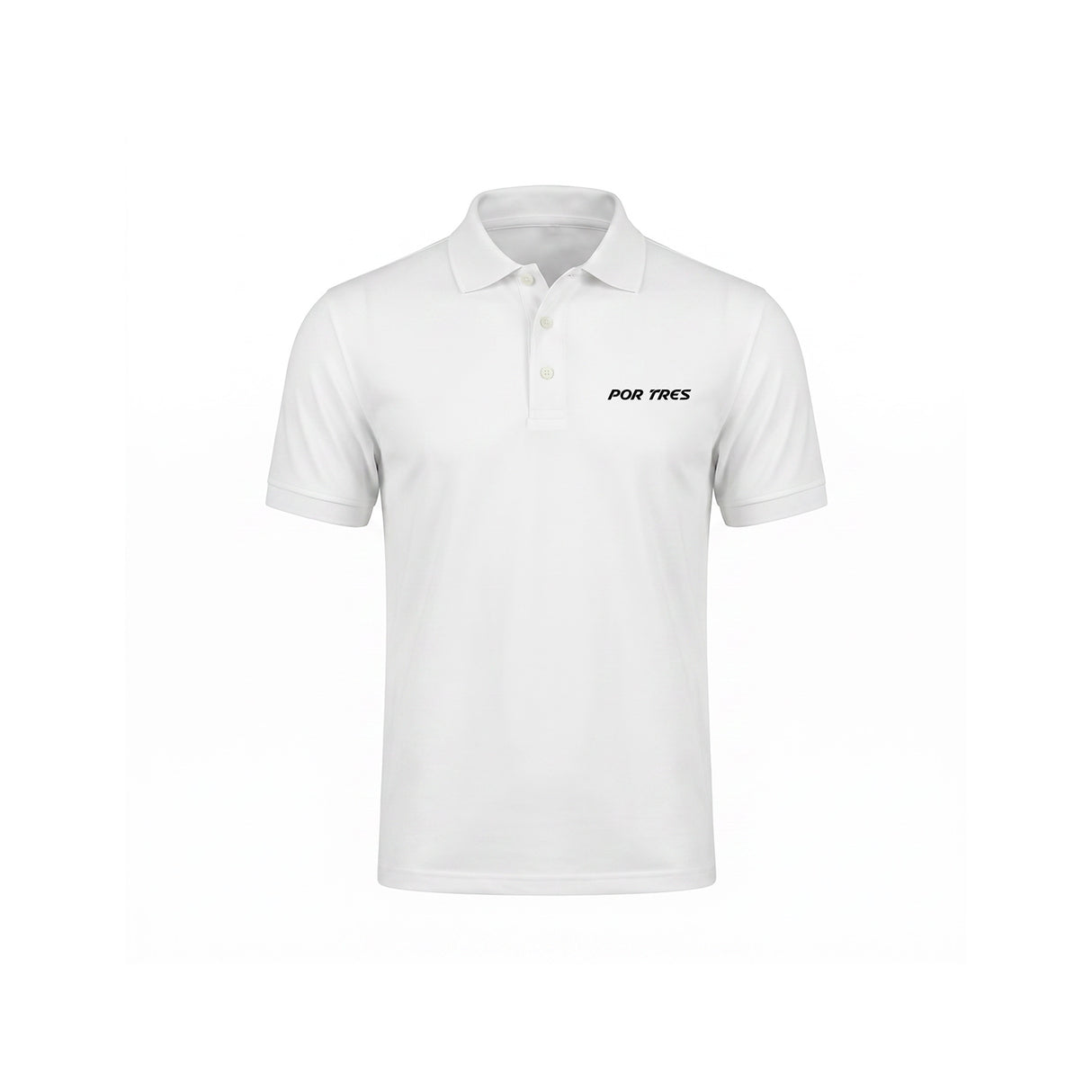 CORSICA Polo unisex bianco in cotone