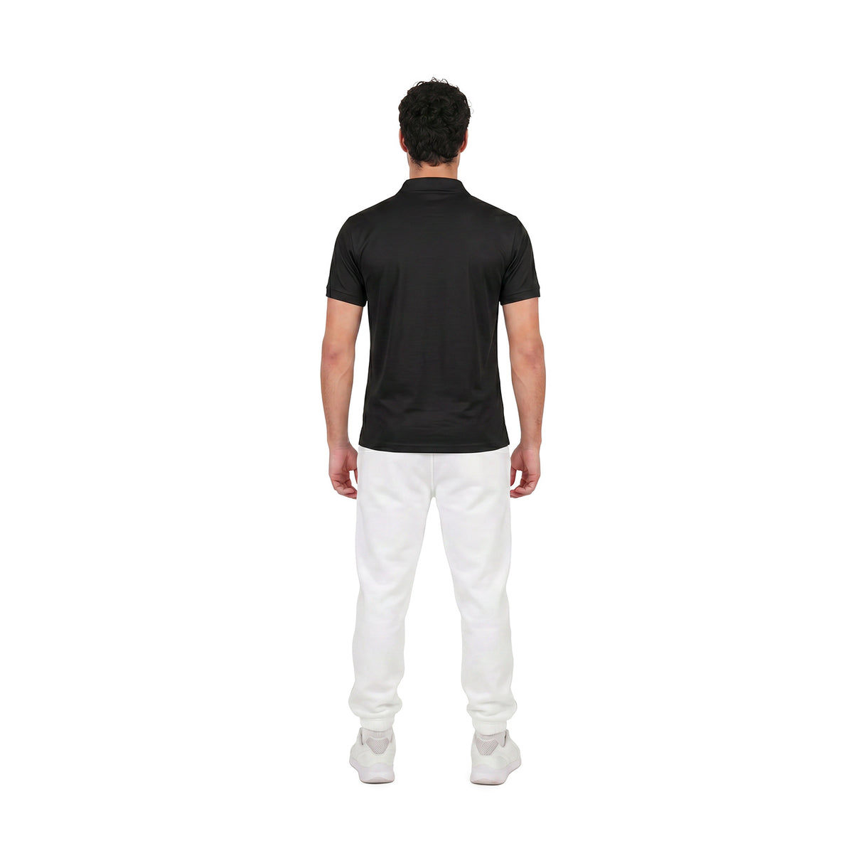CORSICA Polo unisex nero in cotone