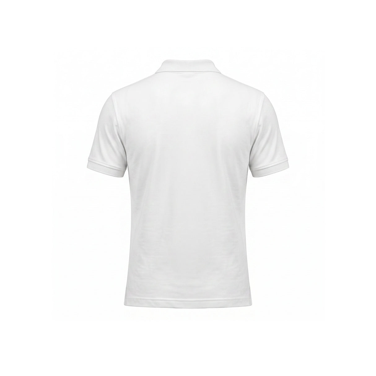 CRETA Polo unisex bianco in cotone piquet