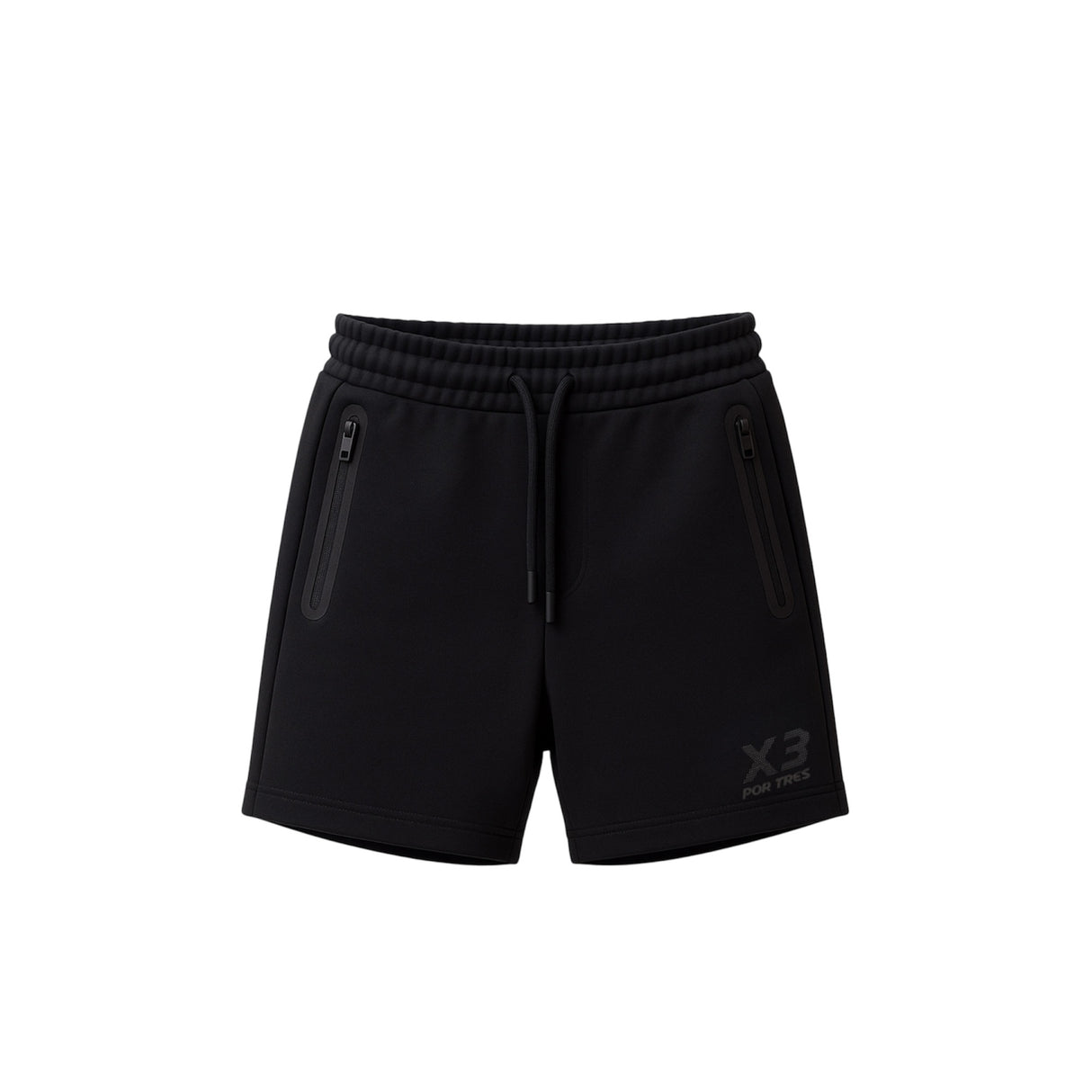 Pantaloncino Cuba Donna Nero con Logo Nero