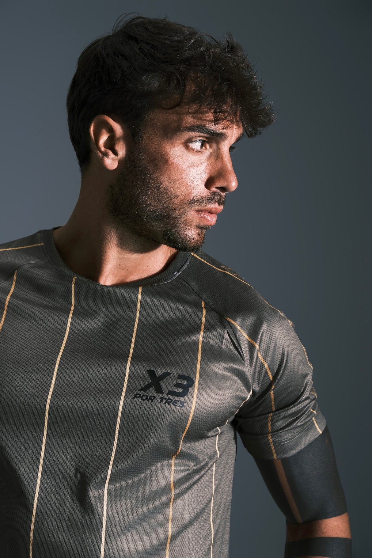 T-shirt Boston verde militare