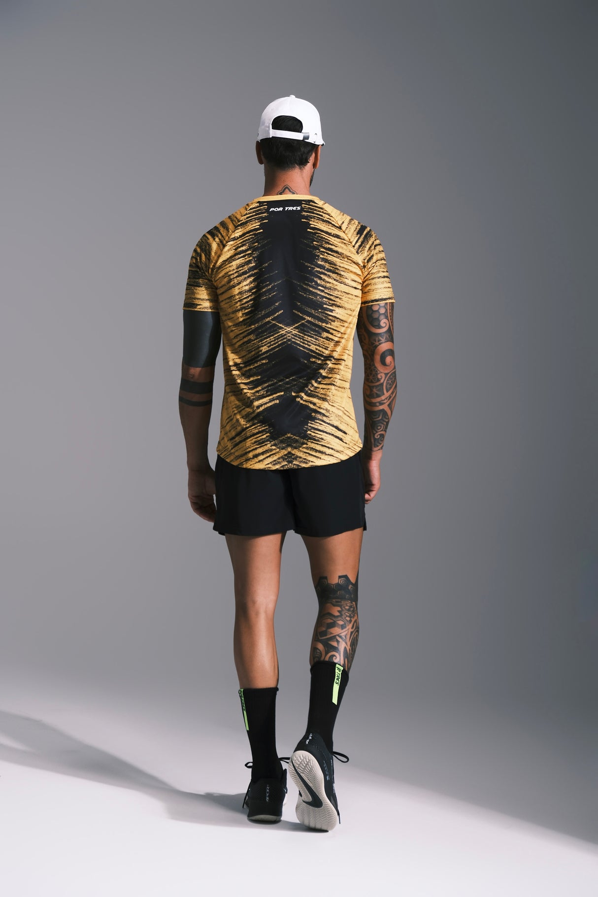 Pantaloncino Alfafar Nero e Giallo