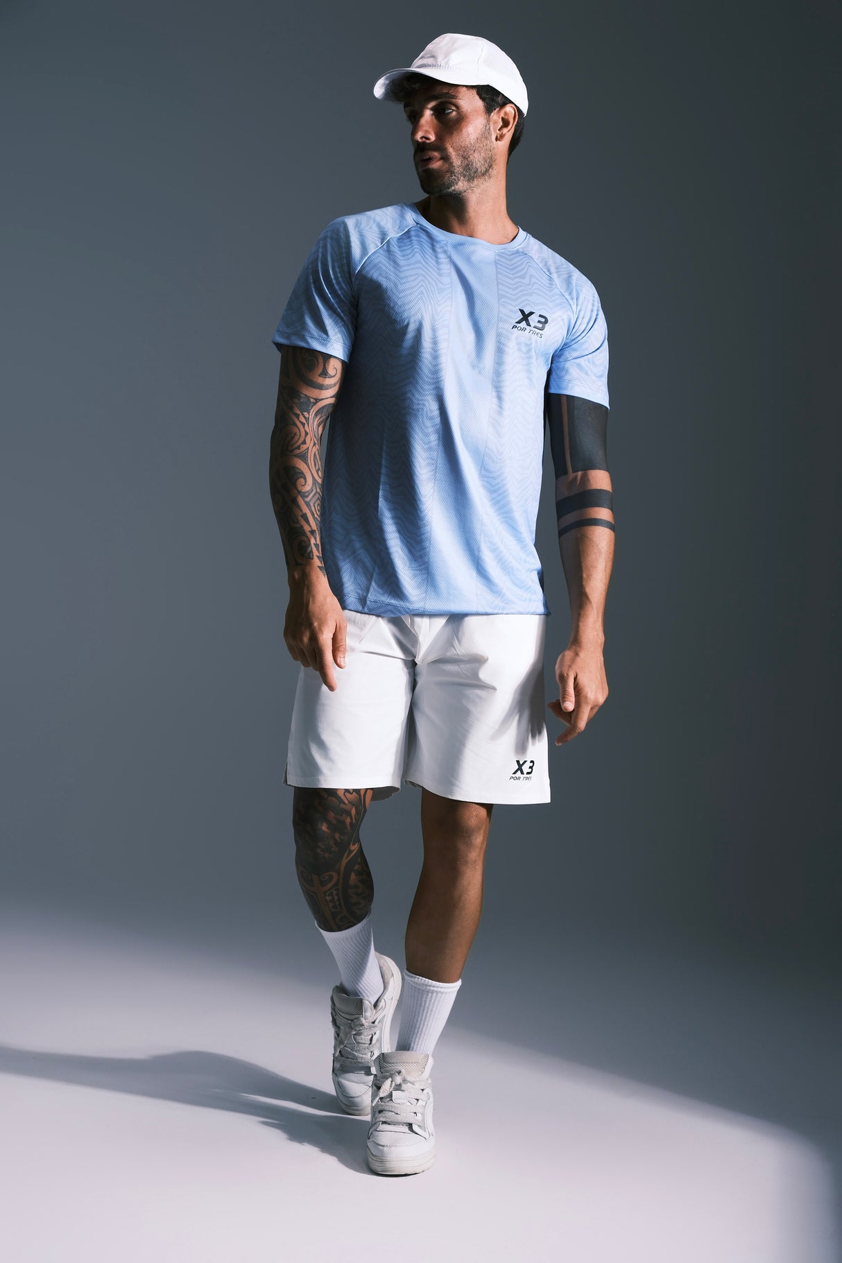 T-shirt Casablanca Uomo Azzurro