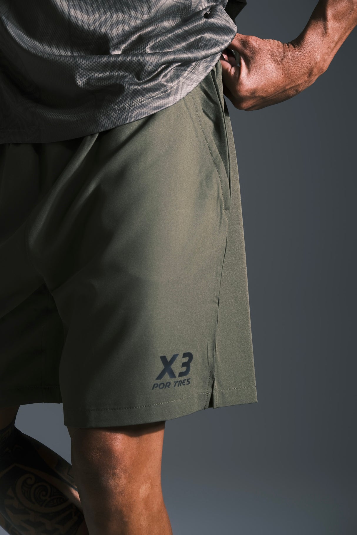 Pantaloncino Mendoza Uomo Verde Militare