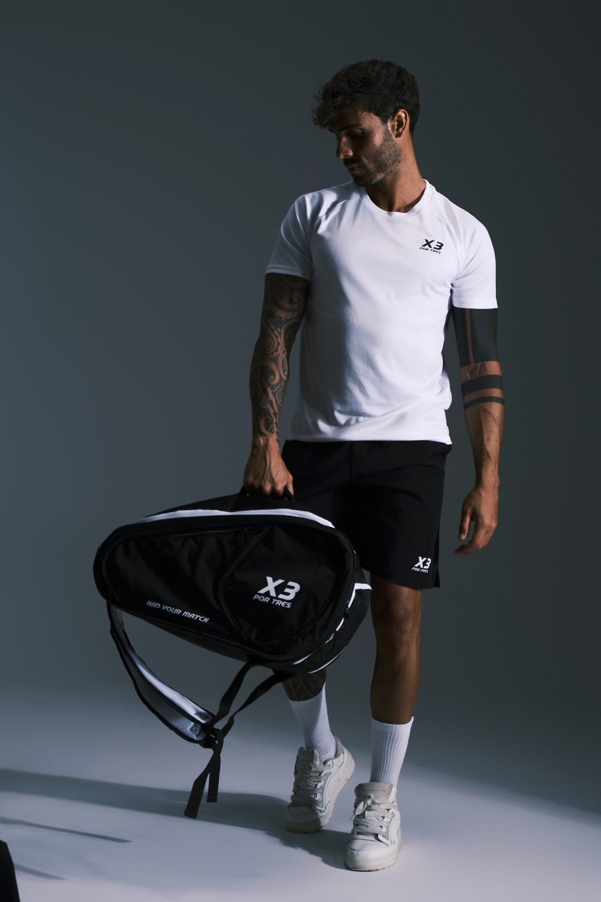 Borsone Nero e Bianco Bahia