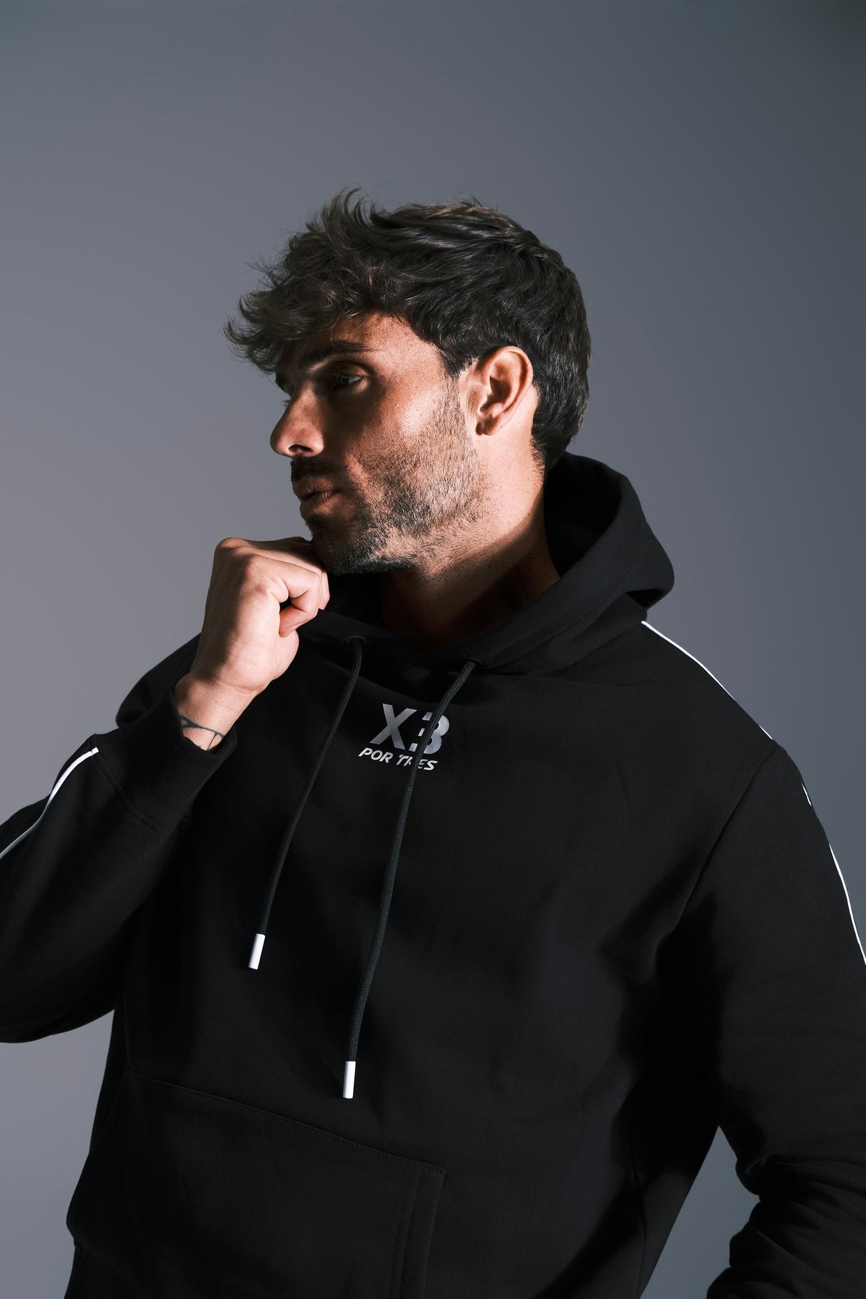 Felpa Niger con cappuccio