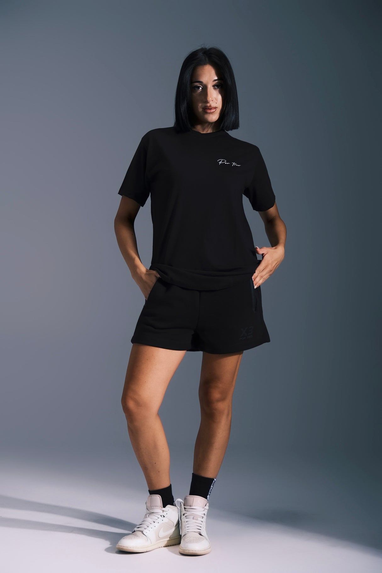 T-shirt CardIff Nera