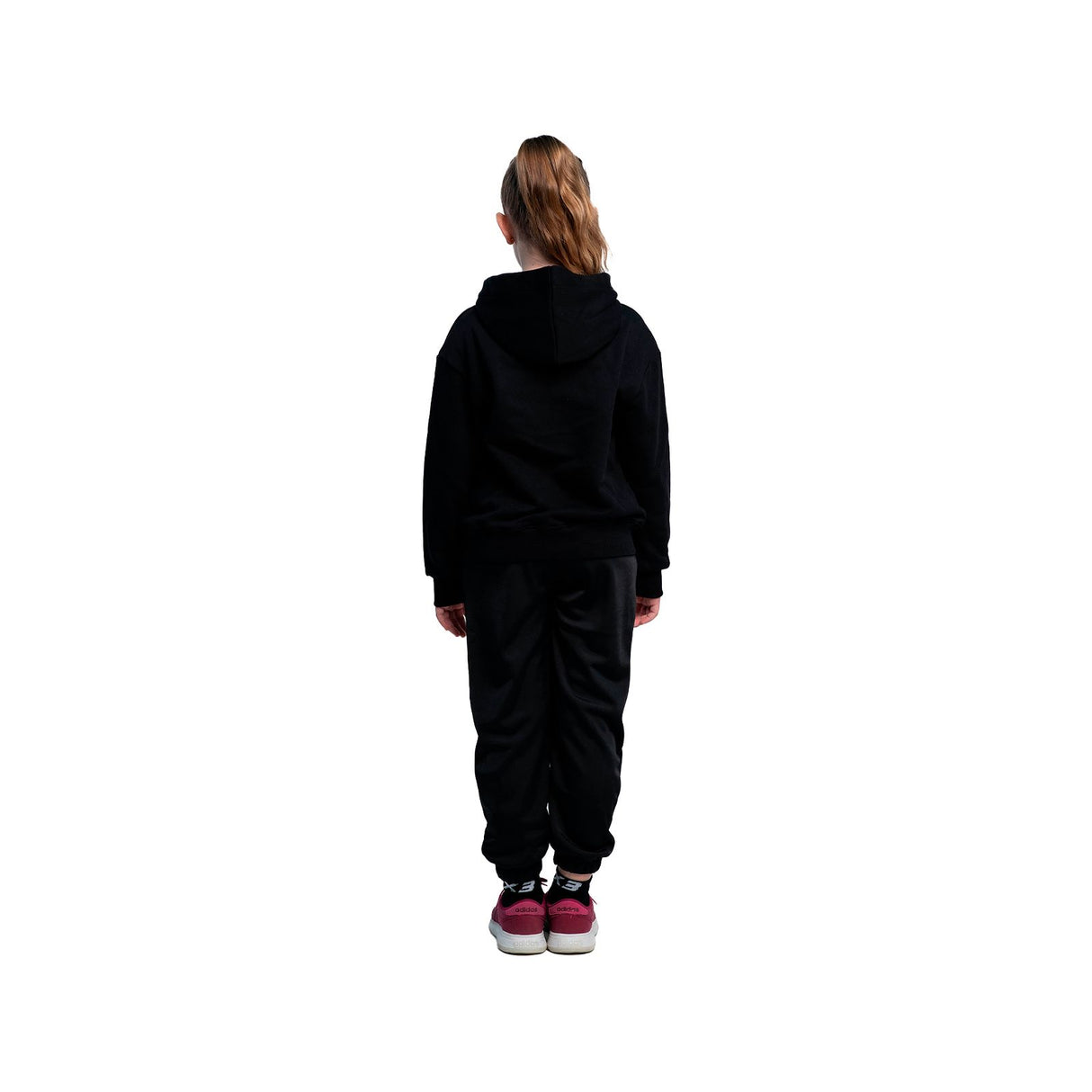 Felpa con cappuccio Poland Kids Nera