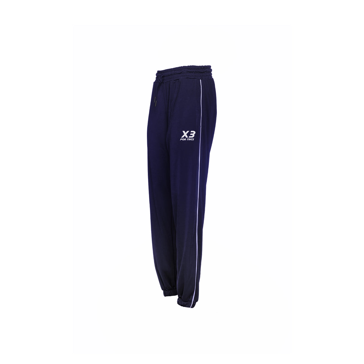 Pantalone Germania Blu con inserti Bianchi