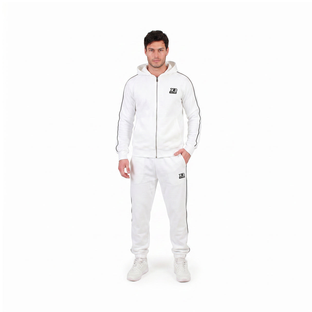 FLORIDA Off White- Pantalone in cotone caldo