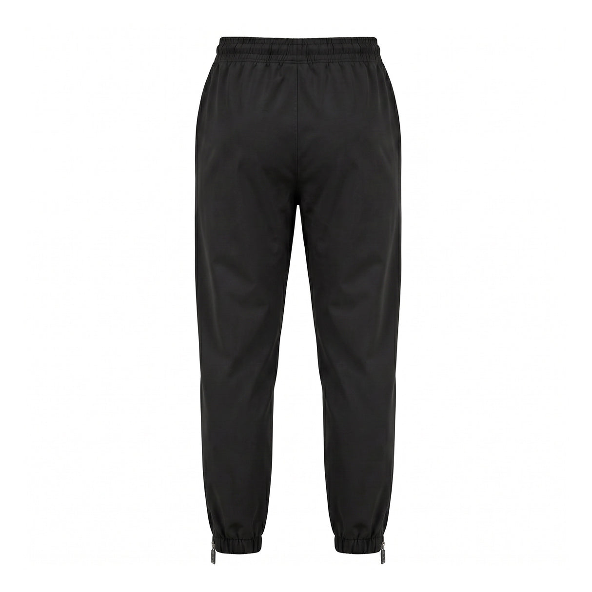 GEORGIA Nero- Pantalone in nylon con zip alle caviglie- mid season