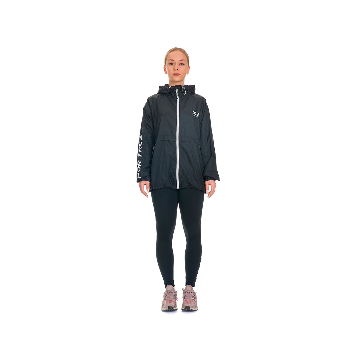 Giacca a vento Paraguay Unisex Nera