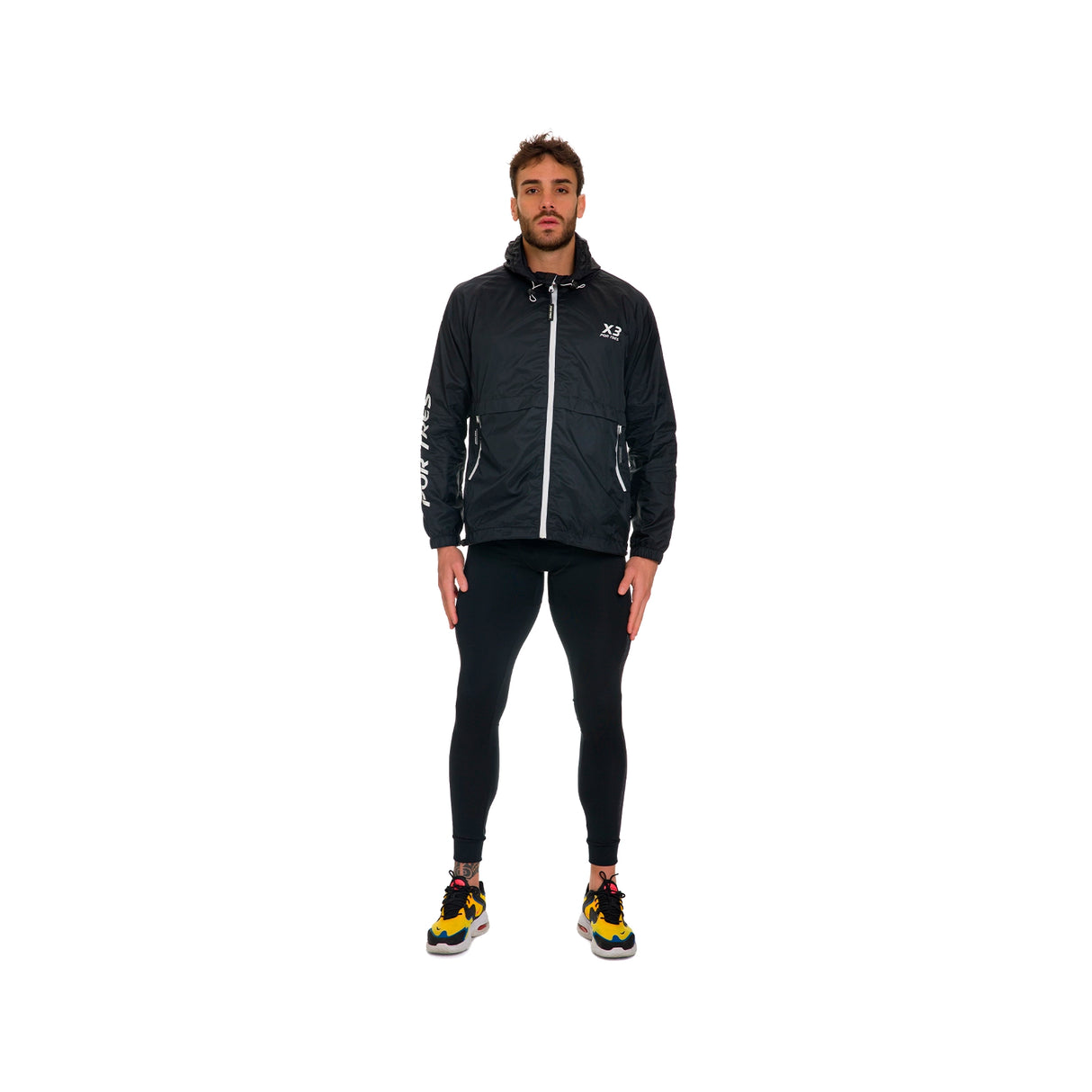 Giacca a vento Paraguay Unisex Nera