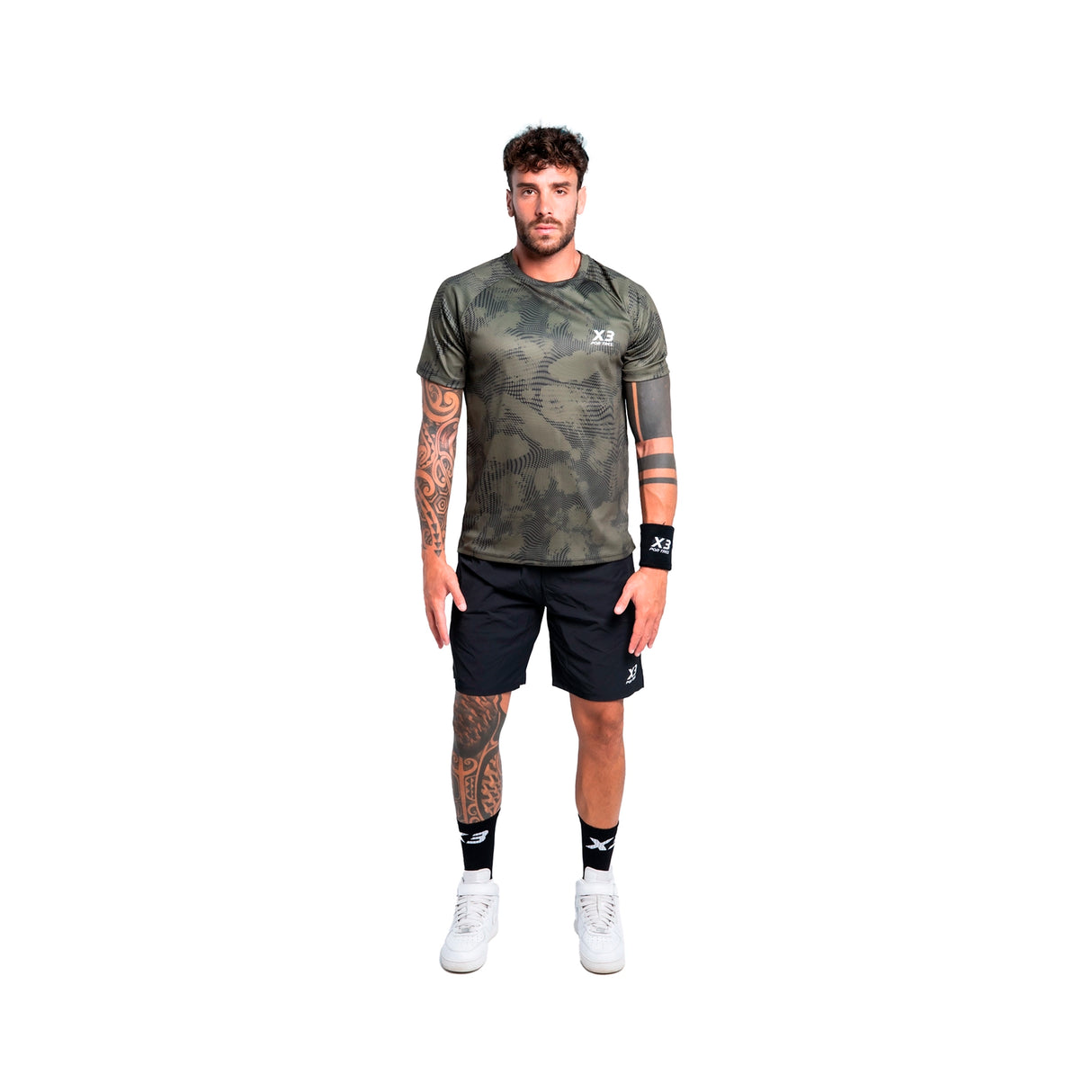 T-shirt Bruxelles Uomo Verde Militare