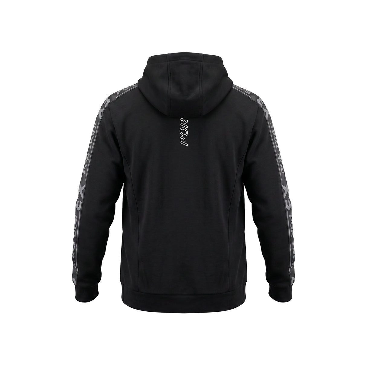INDIANA Nero - Giacca full zip in cotone tecnico- mid season