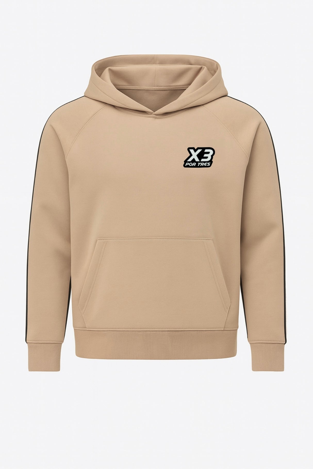 Felpa Kansas uomo con marsupio sabbia