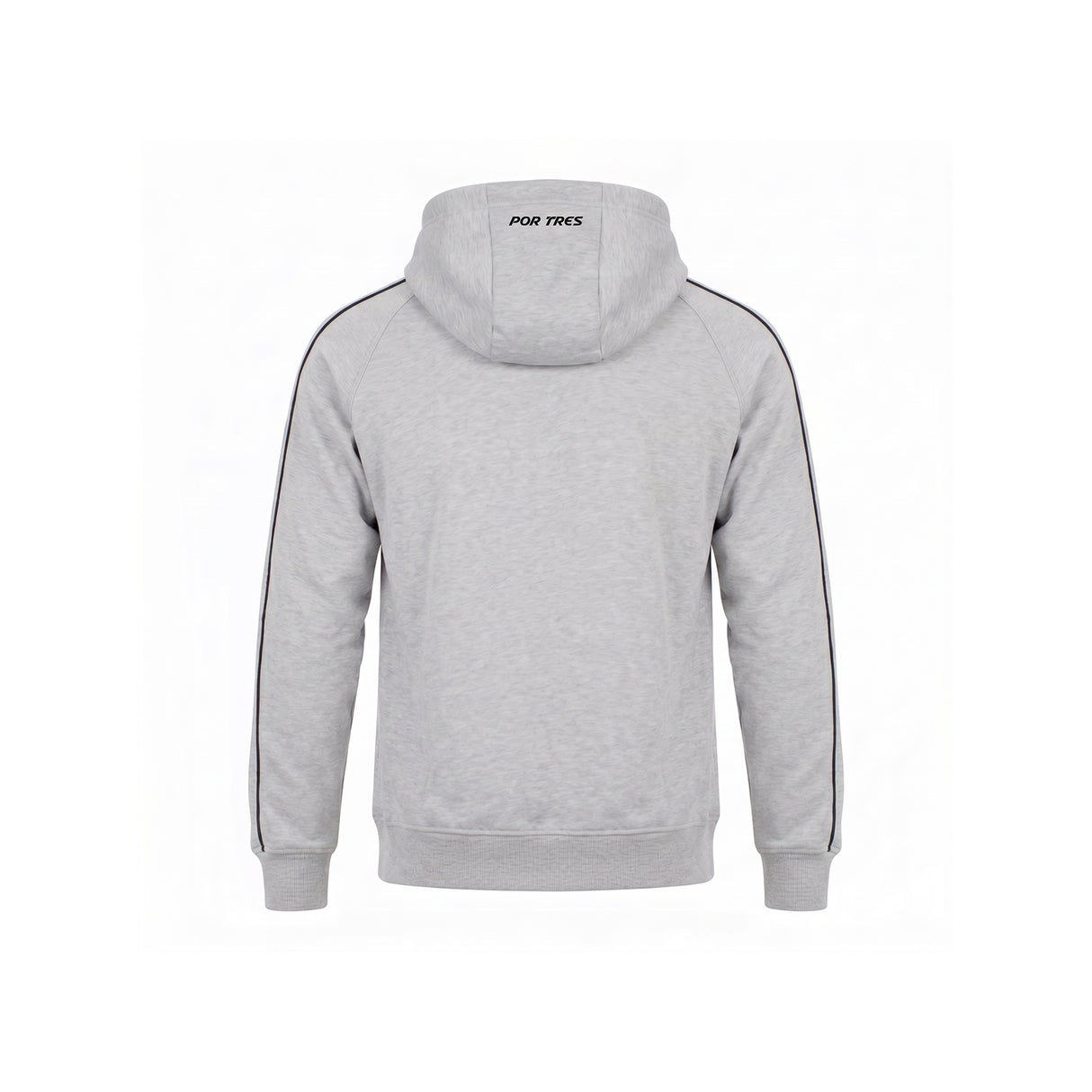 NEVADA Grigio - Felpa full zip in cotone caldo