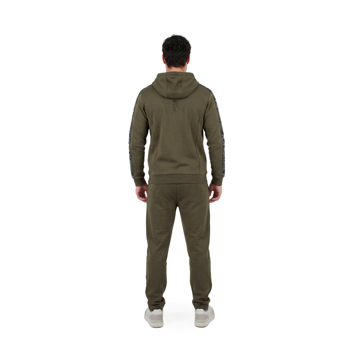 OHIO Verde Militare - Pantalone in cotone tecnico con zip alle caviglie