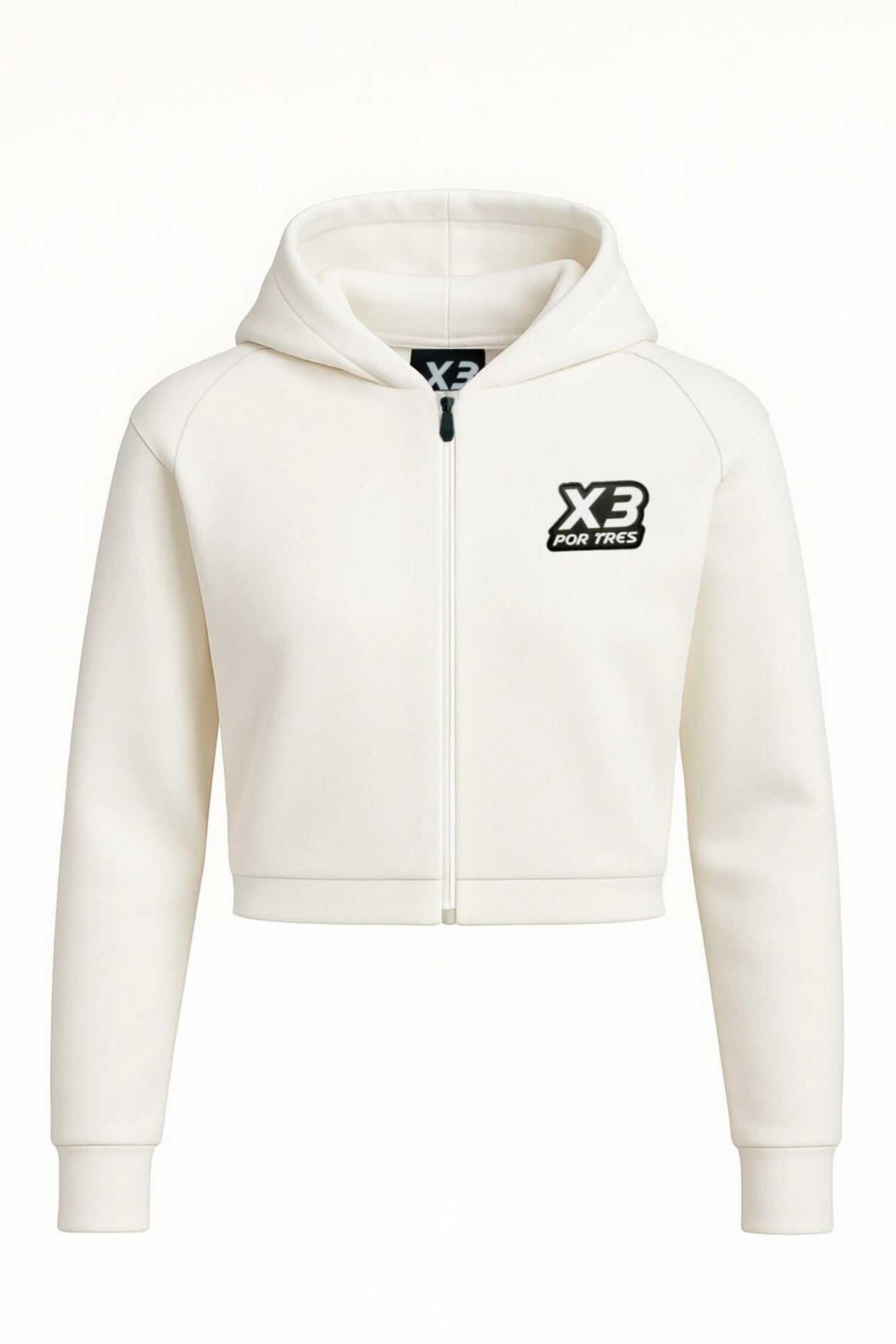 Felpa crop donna Ontario con cappuccio