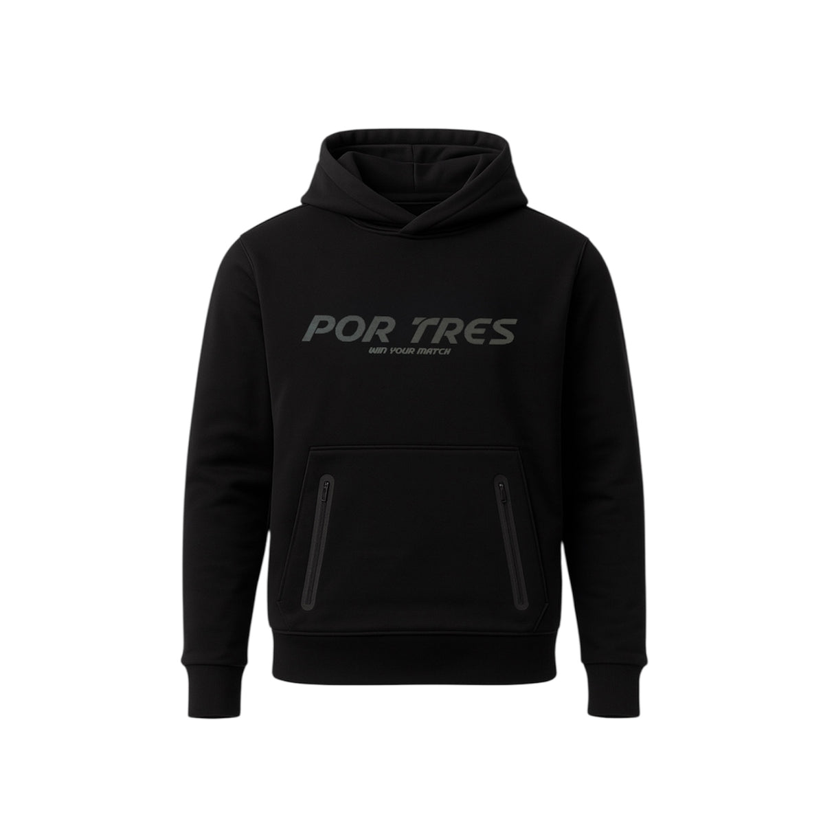 Felpa Peru' Unisex Nera con logo Nero