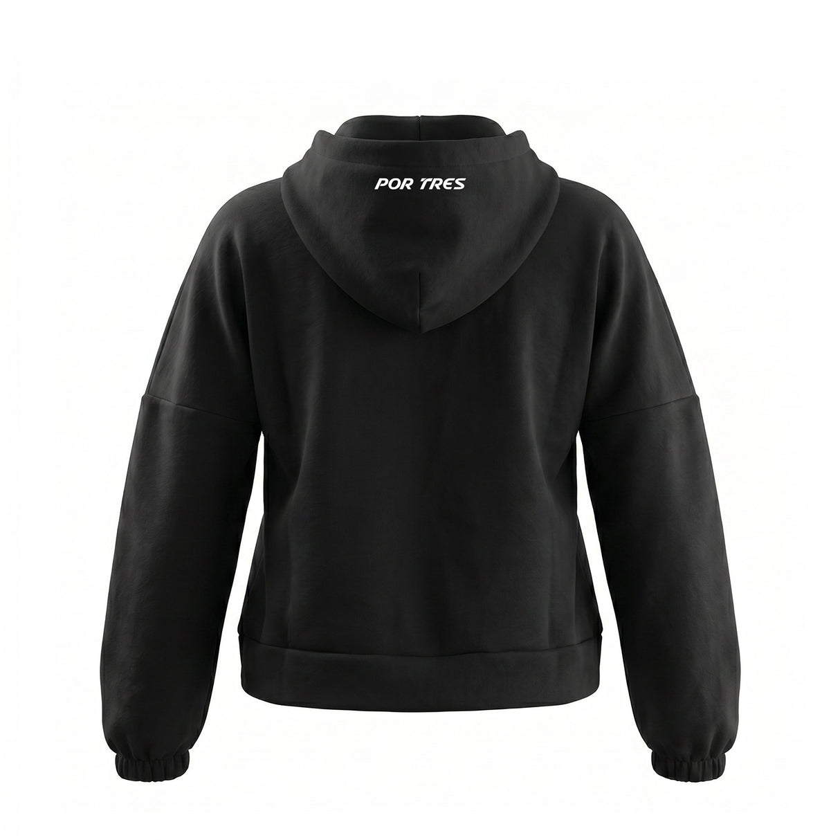 QUEBEC Nero - Felpa donna cappuccio e zip