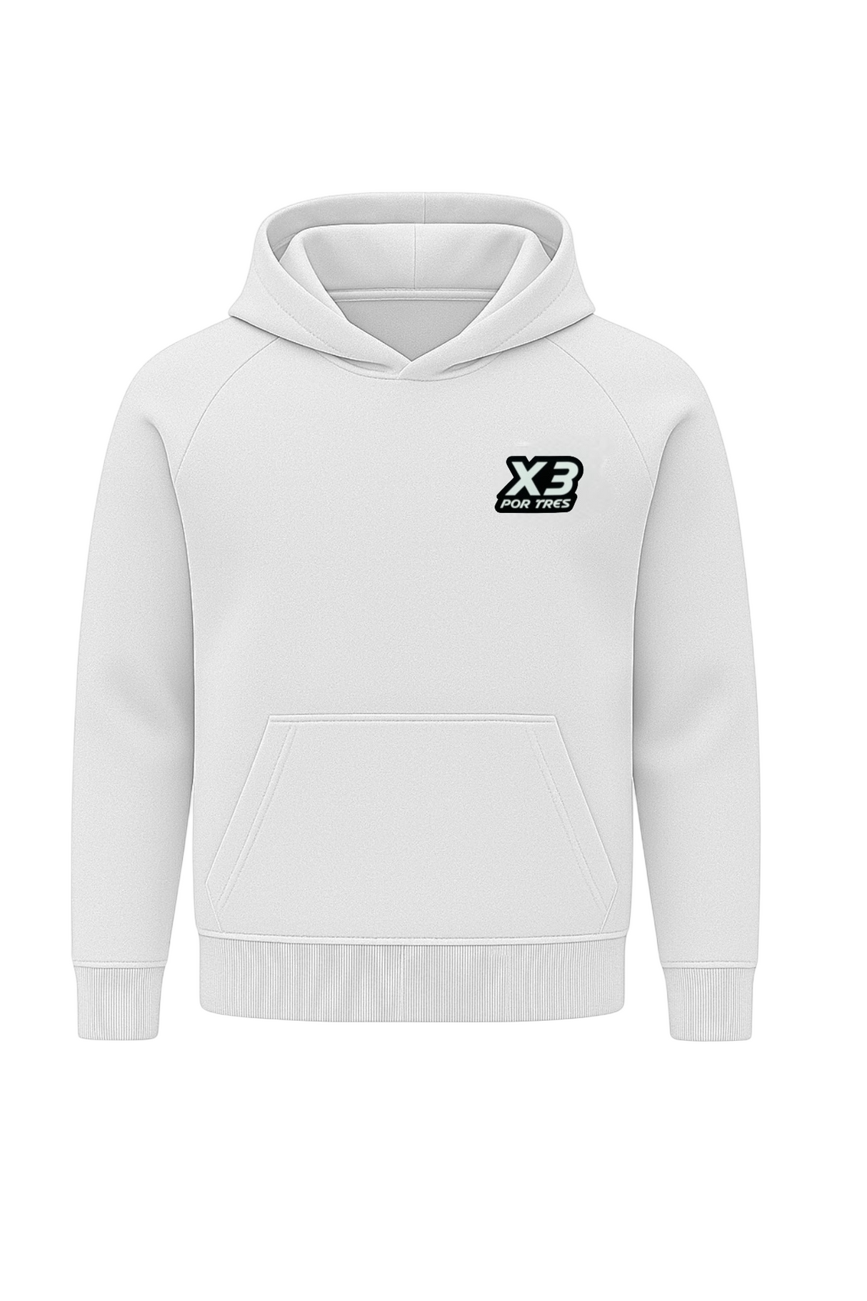 Felpa Kansas uomo con marsupio bianco