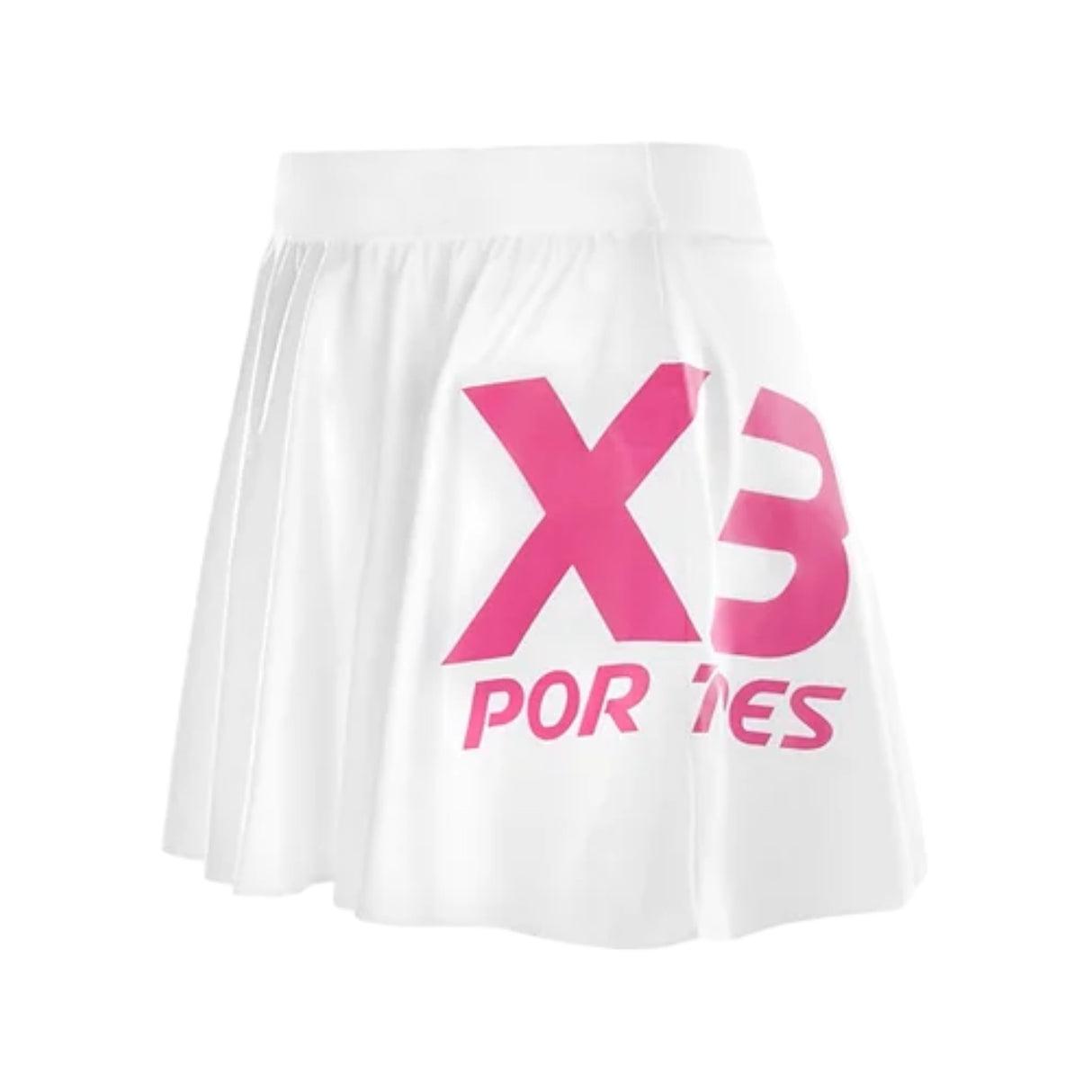 Gonna Torreon Bianca e Fucsia