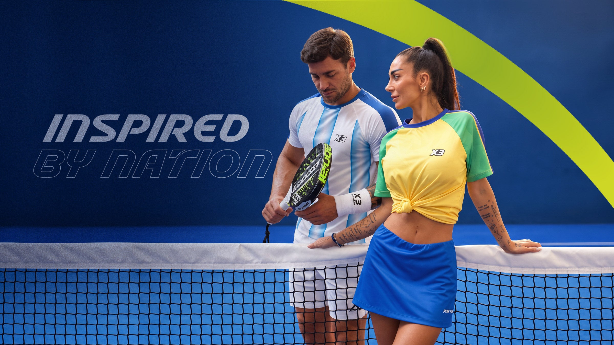 Inspired by Nation: i colori della tua passione, in campo con X3