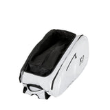 Borsone bianco e logo nero Bahia