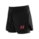 Pantaloncino Rome Donna Nero e Fucsia
