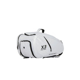 Borsone bianco e logo nero Bahia