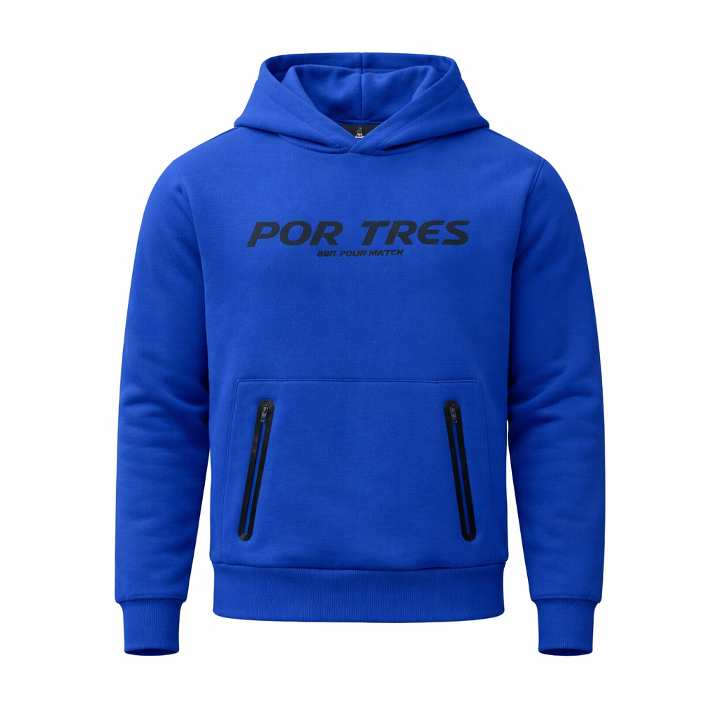PERU' Royal - Felpa in cotone mid season con marsupio