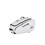 Borsone bianco e logo nero Bahia