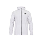 ALABAMA Bianco- giacca full zip in nylon- mid season