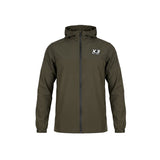 ALABAMA Verde militare- giacca full zip in nylon- mid season