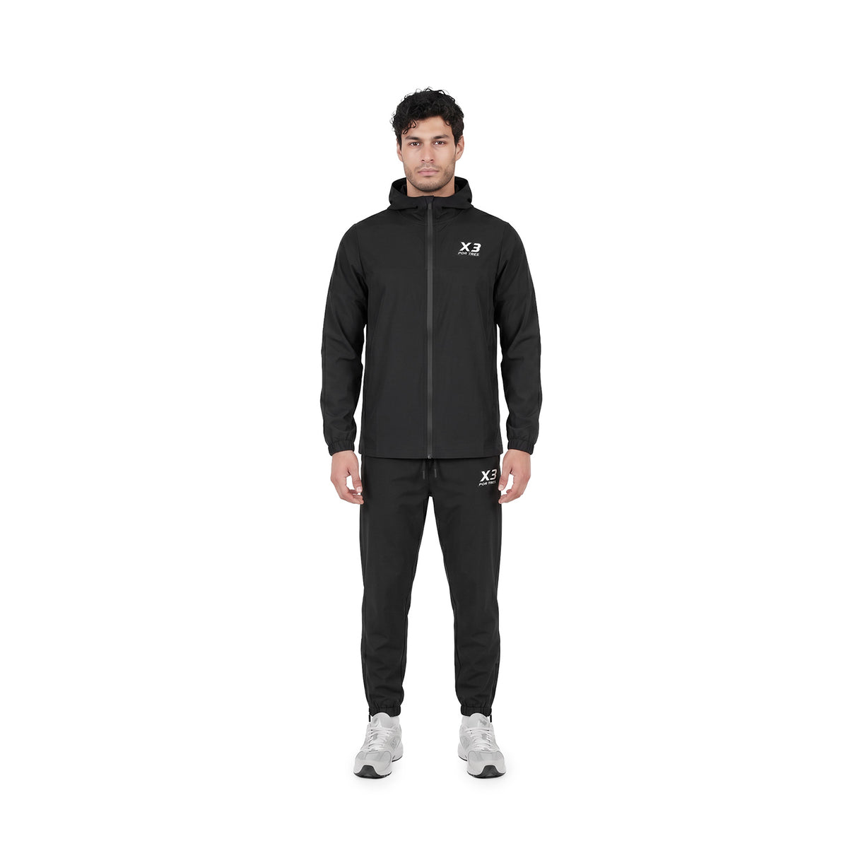 ALABAMA Nero- giacca full zip in nylon- mid season