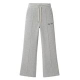 ALBERTA Grigio - Pantalone felpa donna X3 Por Tres – modello a zampa
