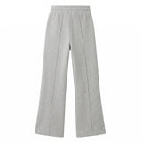 ALBERTA Grigio - Pantalone felpa donna X3 Por Tres – modello a zampa