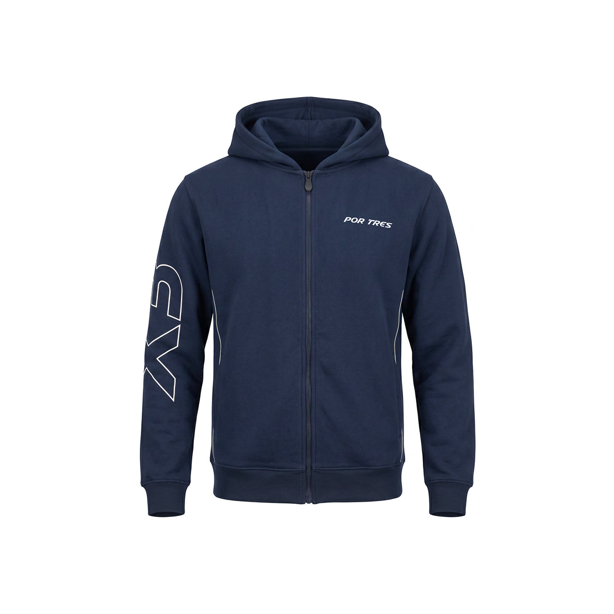 ARIZONA Blu- felpa full zip in cotone caldo