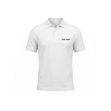 CRETA Polo unisex bianco in cotone piquet
