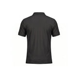 CRETA Polo unisex nero in cotone piquet