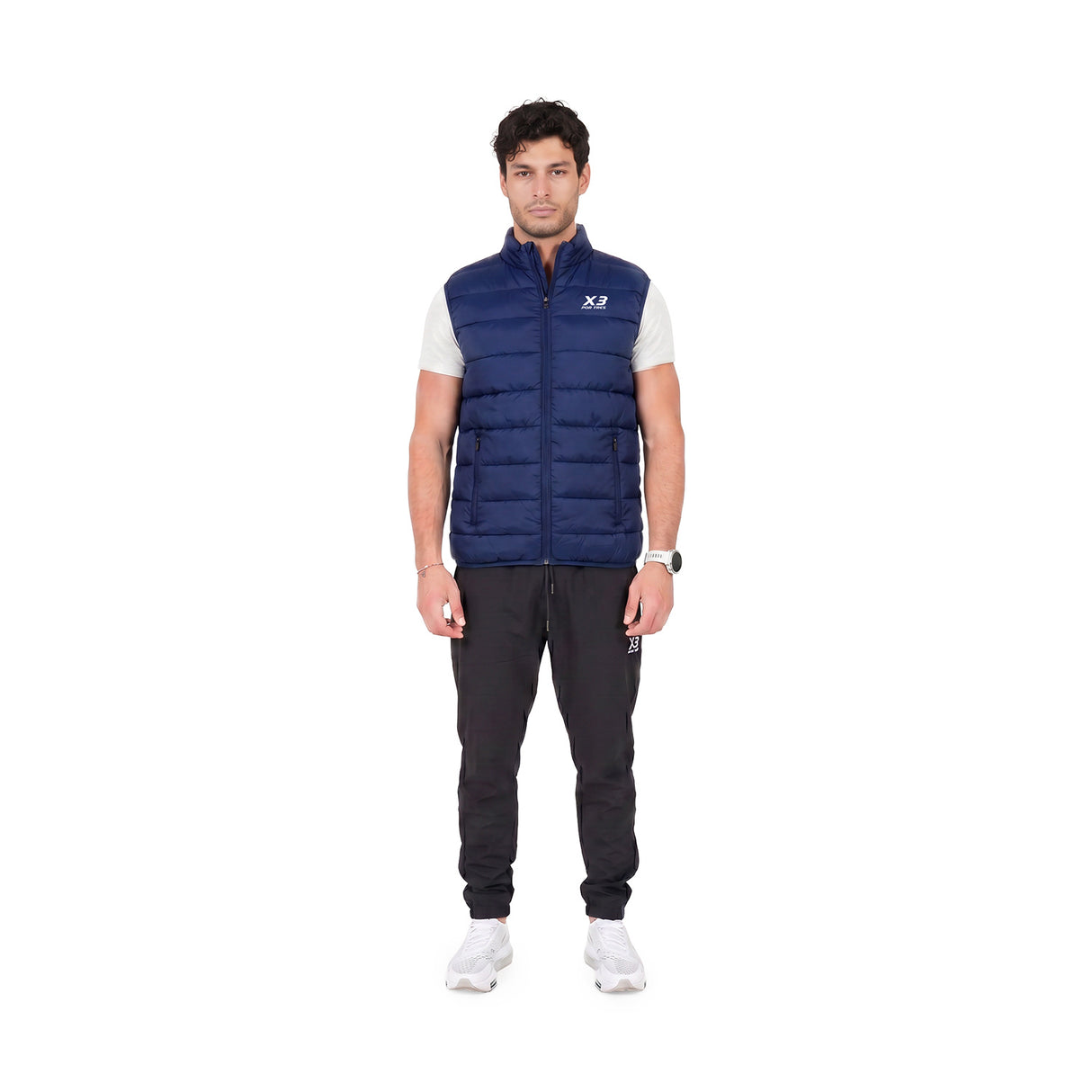 CANADA Blu Smanicato Imbottito X3 Por Tres